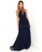 Air Of Romance Navy Blue Maxi Dress